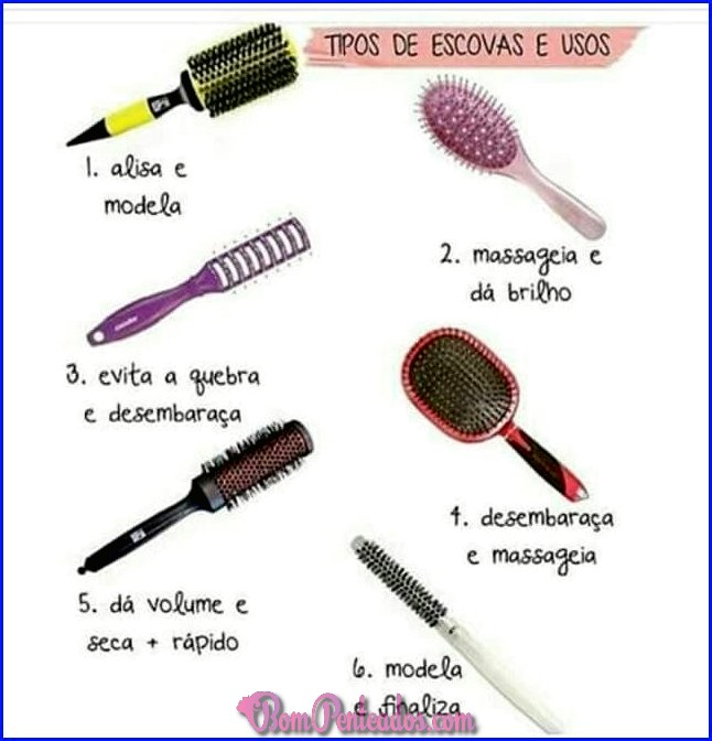 Melhores tipos de escova de cabelo encaracolado