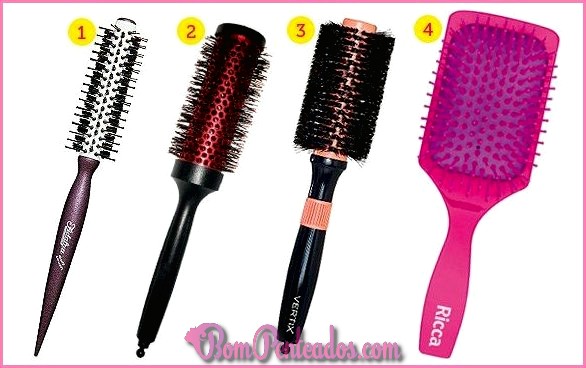 Melhores tipos de escova de cabelo encaracolado