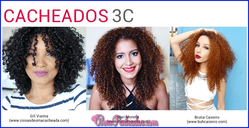 Os diferentes tipos de cachos de cabelo