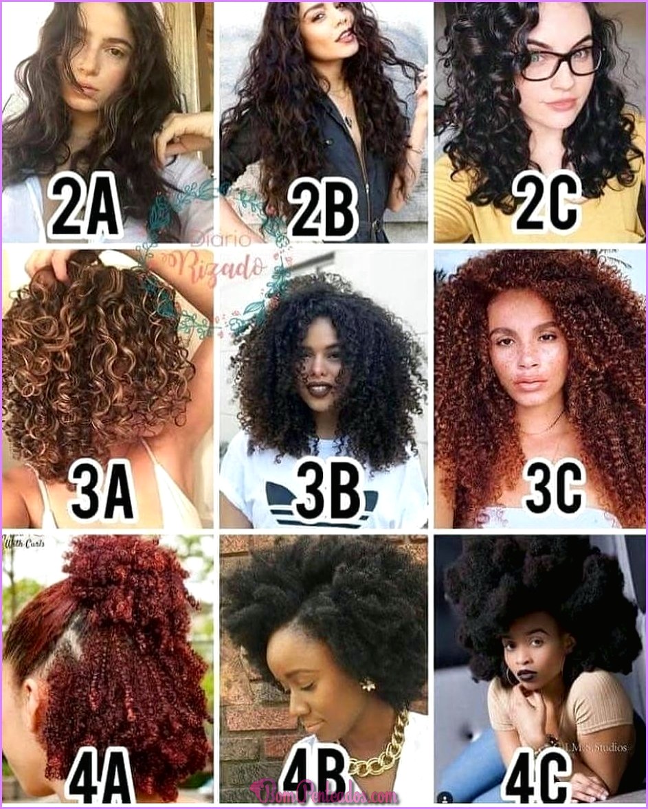 Os diferentes tipos de cachos de cabelo