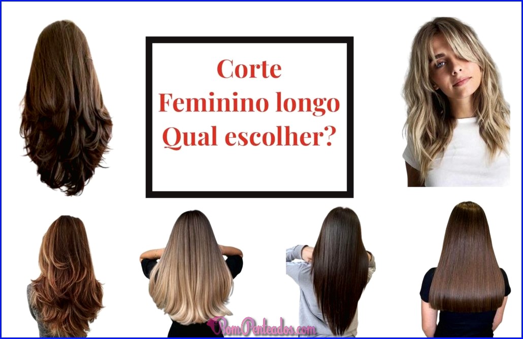 Tipos de cortes de cabelo femininos