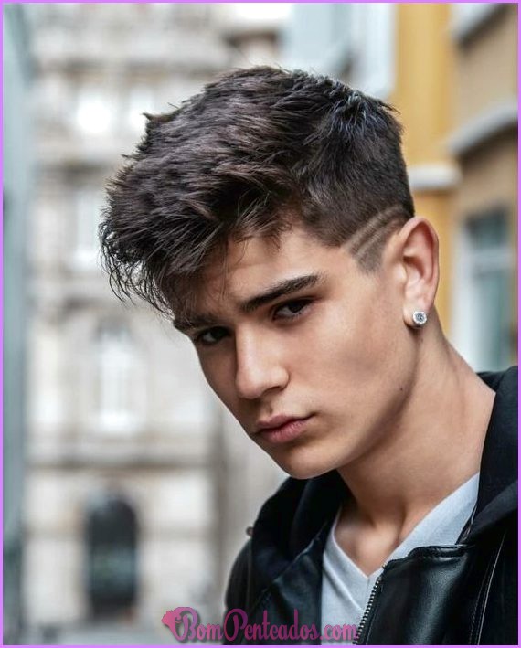 Tipos de cabelo masculino - em linha reta, ondulado e encaracolado