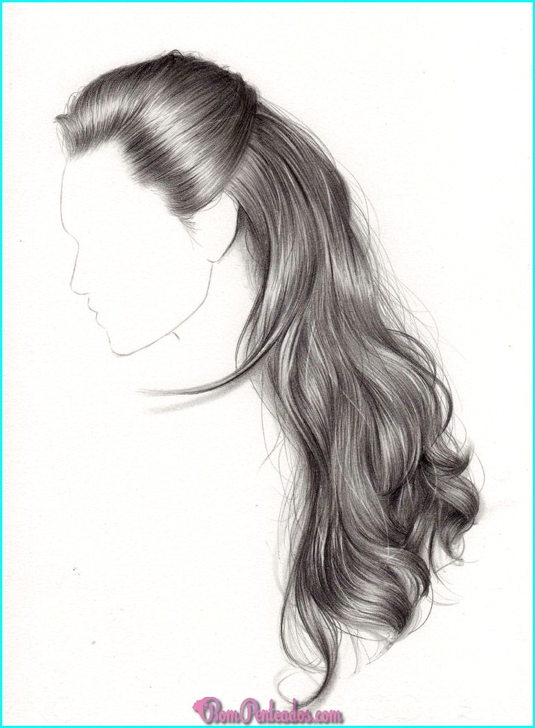 Tipos de desenho de cabelo