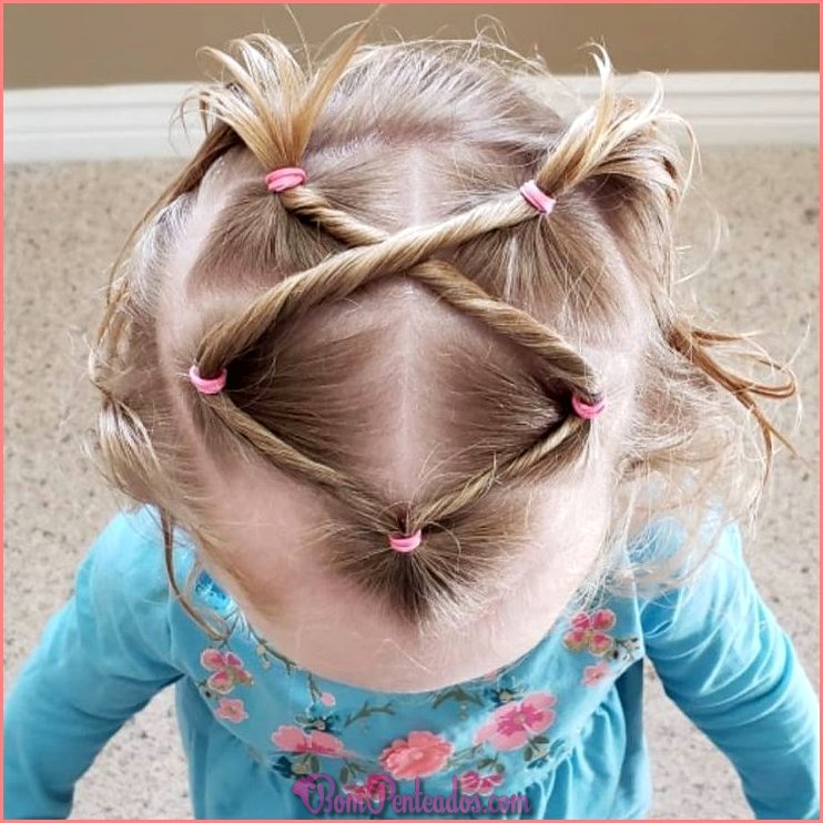Penteado para crianças com cabelo encaracolado