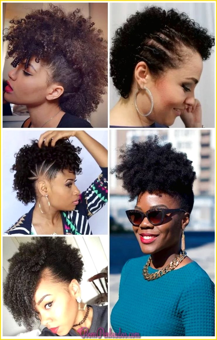 Diferentes tipos de penteados encaracolados para mulheres