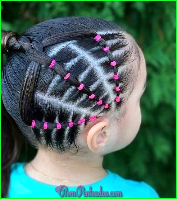 Fotos de penteados populares para crianças