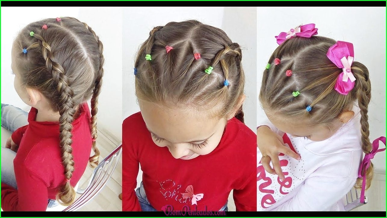 Penteados para crianças para cabelos curtos