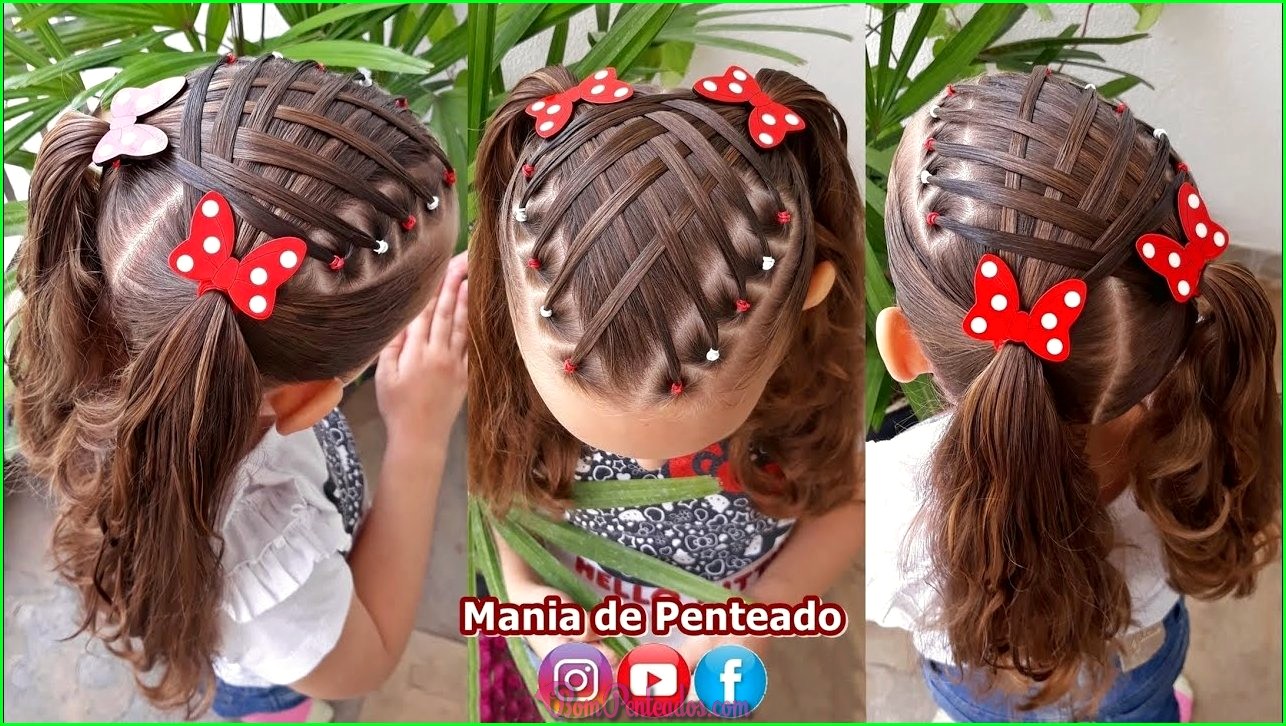 100 idéias de penteados para crianças para meninas