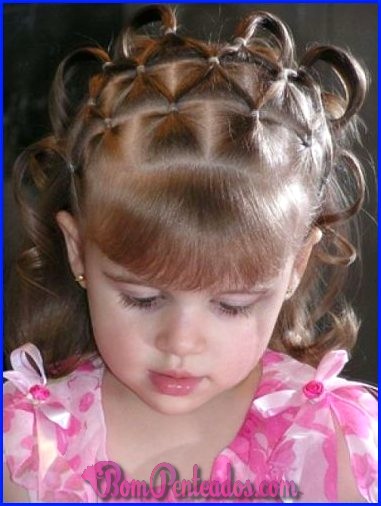 Dicas de penteados individuais para crianças