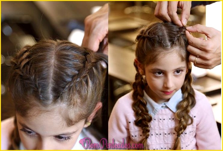 Como fazer penteados para crianças passo a passo