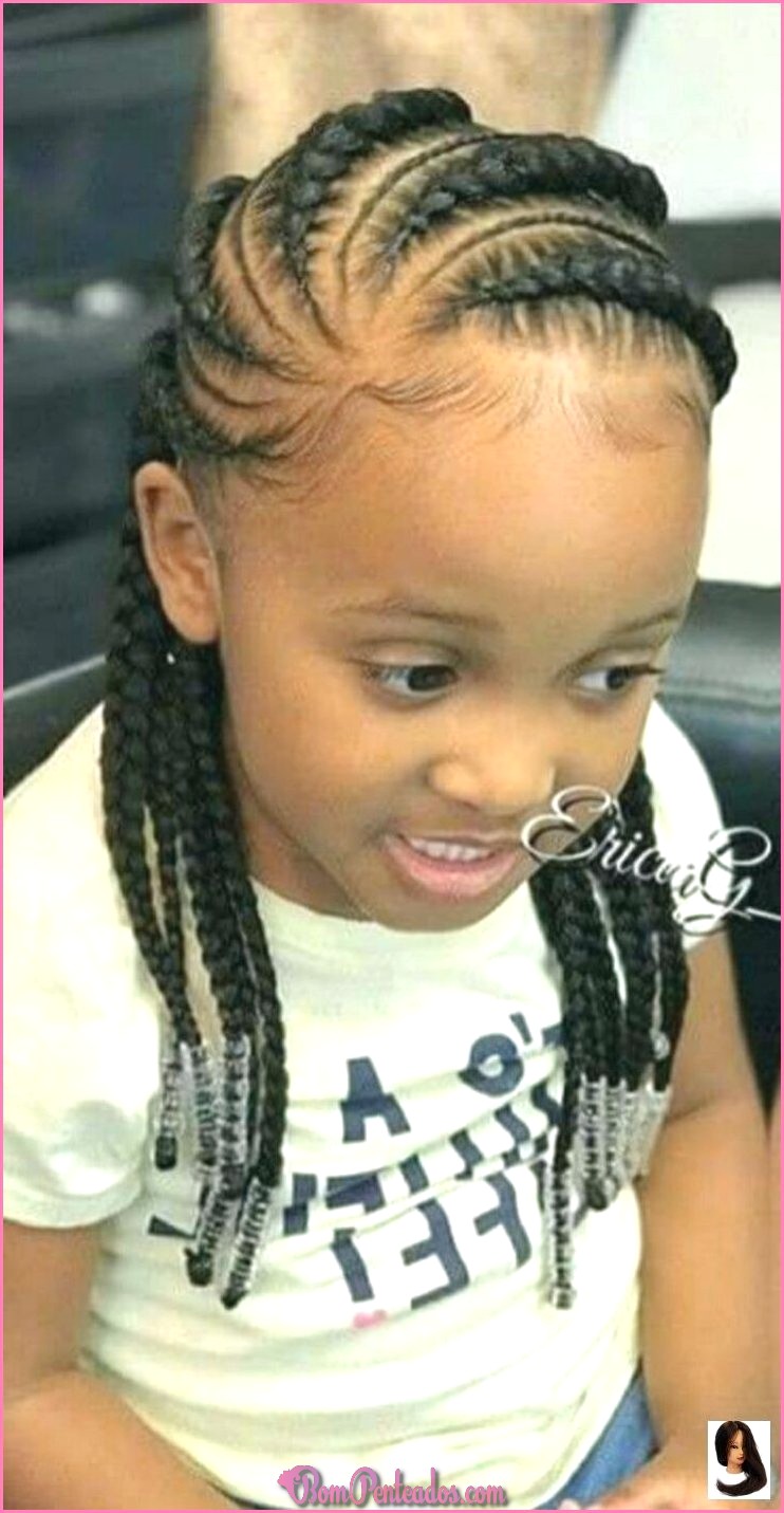 Penteados afro para crianças com tranças