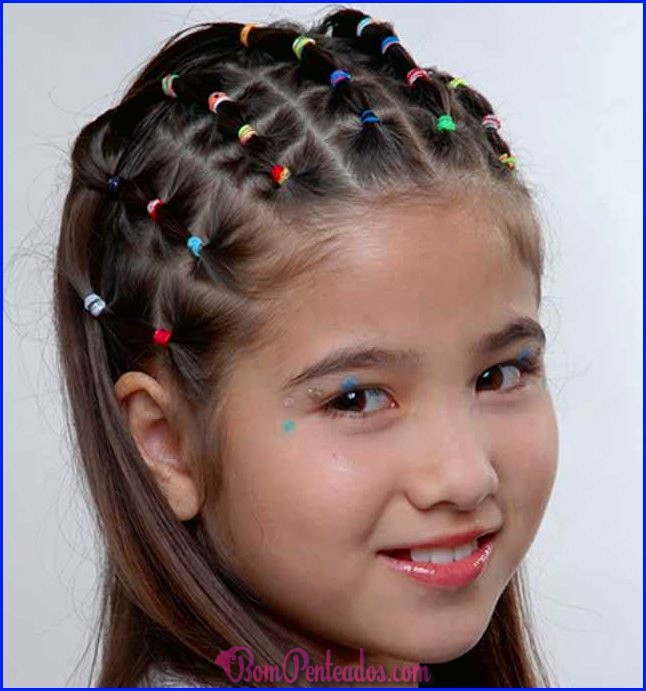 Fazendo penteados para cabelos curtos para crianças » Bom Penteados
