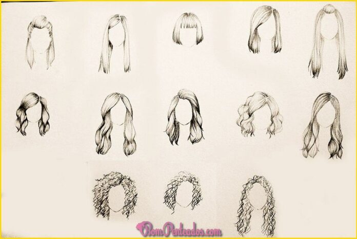 Tipos De Desenho De Cabelo Bom Penteados