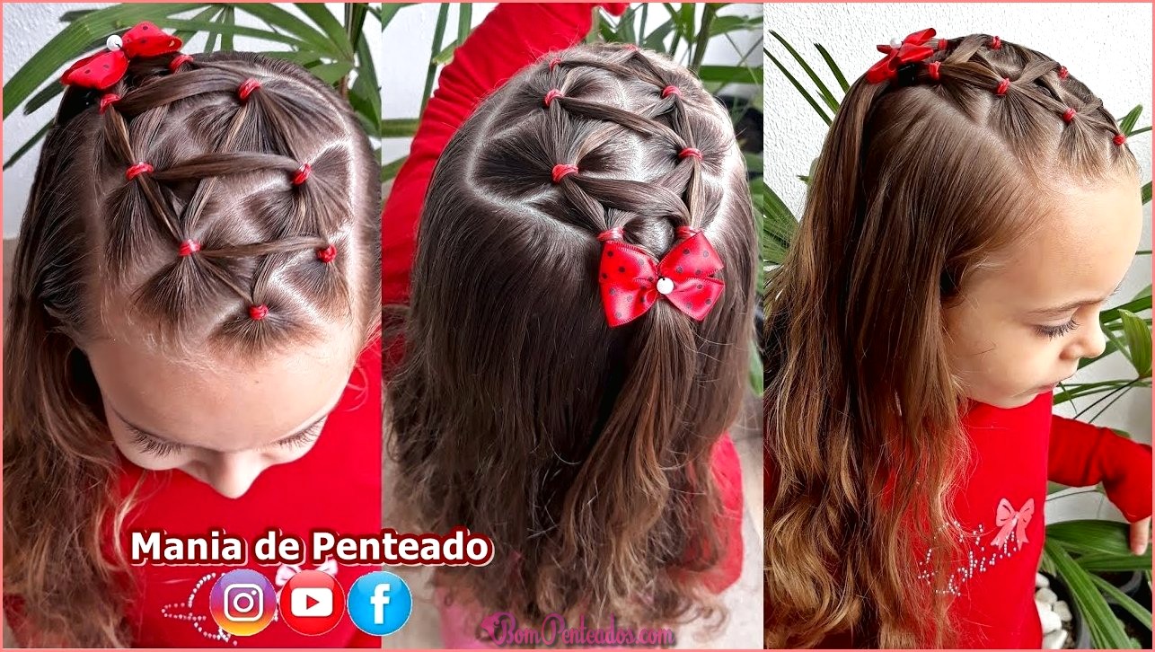 Penteado Infantil com Trança Arco - Mania de Penteado